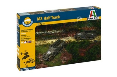 Italeri 07509 Техника и вооружение M3A1 Half Track-Two Fast Assembly 1/72