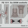 Eduard FE1311 Su-30SM seatbelts STEEL (G.W.H.) 1/48