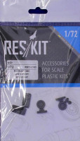 Reskit RS72-0165 A-1 Skyraider late wheels set (ACAD,HAS,ITA) 1/72