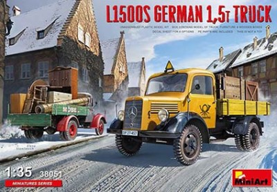 MiniArt 38051 1/35 L1500S German 1,5t Truck (6x camo)