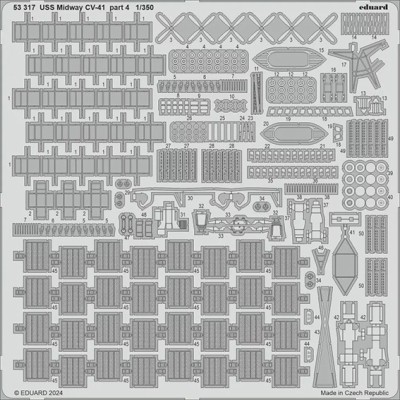 Eduard 53317 SET USS Midway CV-41 part 4 (TRUMP) 1/350