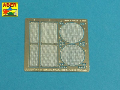 Aber 35G34 Grilles for Jagdpanther Ausf.G1 early (designed to be used with Meng Model kits) 1/35