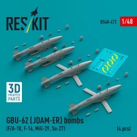 Reskit 48472 GBU-62 (JDAM-ER) bombs (4 pcs.) 1/48
