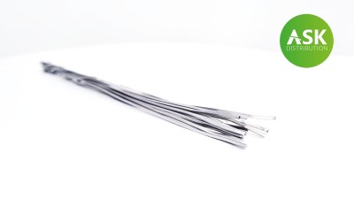 Art Scale 200-T0082 Lead Wire - Halfround 1,0 x 0,7 x 140 mm (cca. 14 pcs) No Scale