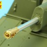 Aber 35L202 Soviet 76,2mm ZiS-3 barrel for Soviet SU-76M Self-Propelled Gun (designed to be used with Tamiya kits) 1/35