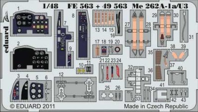 Eduard 49563 Me 262A-1a/U3 S.A.