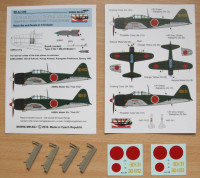 RISING DECALS RISACR028 1/72 Rockets for A6M5a/A5M5c (resin set&decal)