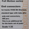 Master Club MTL-35318 FM Full Motion end connectors (w. tube pins) for tracks VVSS M4 Sherman 1/35