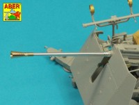 Aber 35L319 German 5 cm barrel for Flak 41 (designed to be used with Trumpeter kits) 1/35