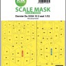 Art Scale 200-M32043 Dornier Do-335A-10 two seater canopy frame paint mask (inside and outside) 1/32