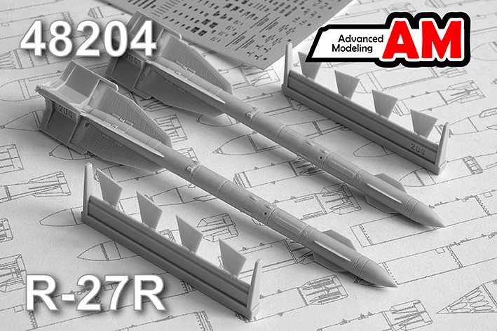 Advanced Modeling AMC 48204 Р-27Р Авиационная управляемая ракета класса «Воздух-воздух»   1/48