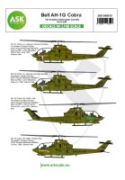 Art Scale 200-D48015 Bell AH-1G Cobra 1th Aviation Helicopter Cavalery D/227 AHB 1/48
