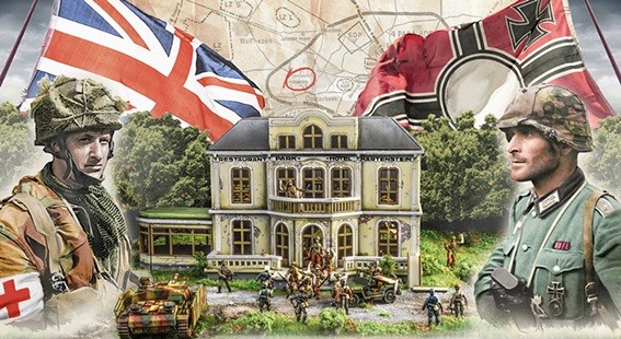 Italeri 06107 Наборы для диорам Hartenstein Hotel 1944 Market/Garden - BATTLE SET 1/72