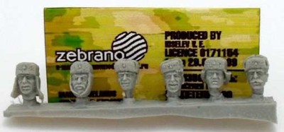 Zebrano ZF35011 советские головы №2 1/35