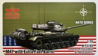 Armada Hobby N72193 M47 w/ Extra Fuel Barrel (3D resin printed) 1/72
