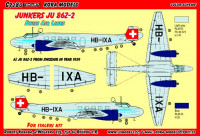 Kora Model C7280 Ju 86Z-2 Swiss Airlines Conv.set (ITA) 1/72