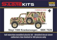 Sabre Kits SBK7028 Steyr 1500 Krankenwagen ex-Profiline, Special Hobby 1/72