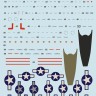 Print Scale 72522 North-American P-51B/P-51D Mustang Technical stencils 1/72