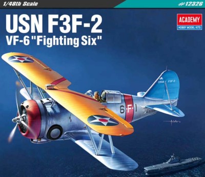 Academy 12326 F3F-2 US Navy Fighter 1/48