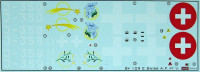 Kora Model DEC4875 Bf 109E-3A Emil (Swiss AF) Part V. декали 1/48
