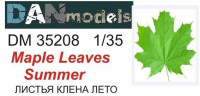 Dan models 35208 Модельные (макетные) кленовые листья (летние) для диорам. Полулатекс