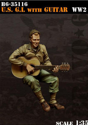 Bravo6 35116 US GI with Guitar 1/35