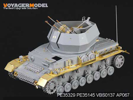 Voyager Model PE35329 WWII German 20mm Flakpanzer IV "Wirbelwind" (For DRAGON 6540) 1/35