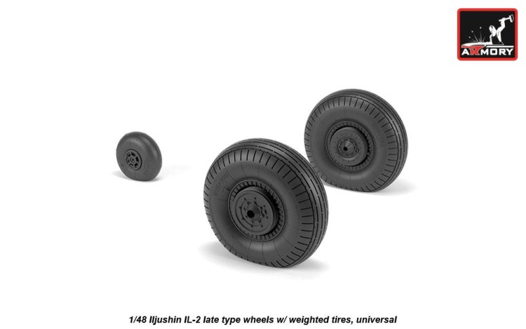 Armory ARAW48030 Mikoyan MiG-19 Farmer wheels with weighted tires/tyresMiG-19S, MiG-19PM 1/48