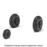 Armory ARAW48030 Mikoyan MiG-19 Farmer wheels with weighted tires/tyresMiG-19S, MiG-19PM 1/48