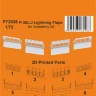 CMK P72038 P-38J/L Lightning Flaps (ACAD) 3D-Print 1/72