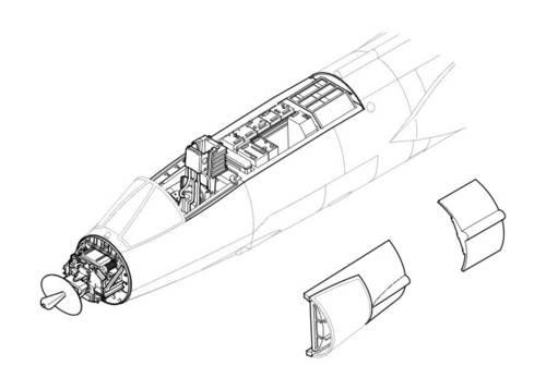 CMK 4098 F-104 - interior set for HAS 1/48