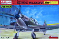 Az Model 77006 Spitifre Mk.IX/XVI JOY P. (3-in-1, no decals) 1/72