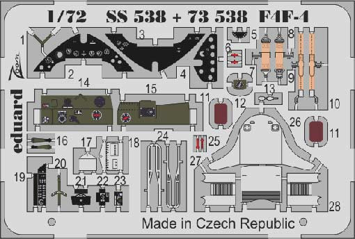 Eduard SS538 F4F-4 1/72