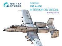 Quinta studio QD48361 A-10C (Hobby Boss) 3D Декаль интерьера кабины 1/48
