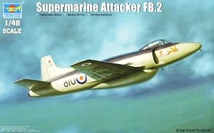 Trumpeter 02867 Самолет Supermarine Attacker FB.2 Fighter 1/48