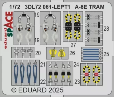 Eduard 3DL72061 A-6E TRAM SPACE (TRUMP) 1/72