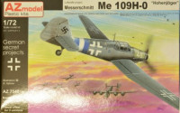 Az model 75040 Messers. Me 109H-0 'Hohenjager' (3x camo) 1/72
