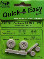 CMK Q72121 Canberra PR.9 Wheels set for Airf. 1/72
