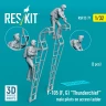 Reskit F32071 F-105 F,G 'Thunderchief' male pilots on acces 1/32