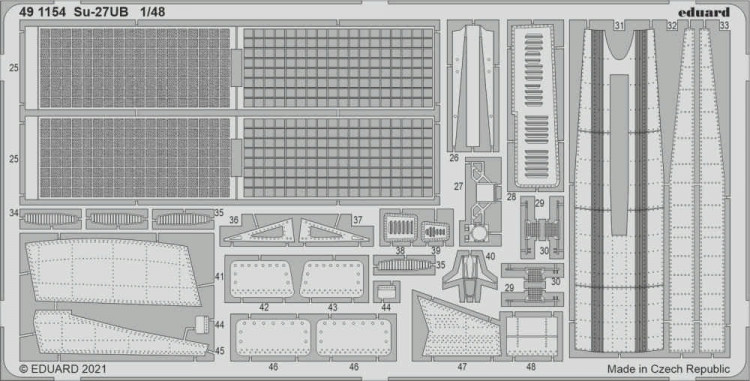 Eduard 491154 SET Su-27UB (GWH) 1:48