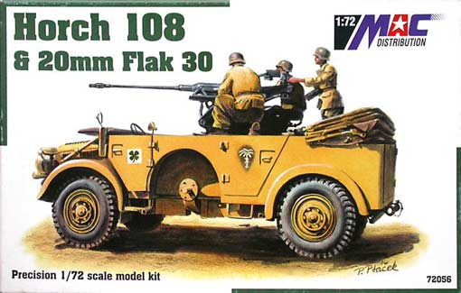 MAC 72056 Horch 108 & 20mm Flak 30 1/72