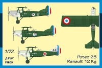 Frrom-Azur FR0053 Potez 25 Renault 12Kg 1/72