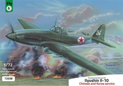 Fly model 72038 Ilyushin IL-10 Chinese and Korea service 1/72