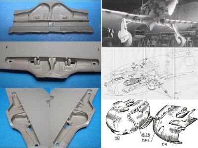 Vector VDS48-119 Macchi C.202/205 ниши шасси с куполами 1/48
