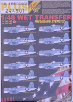 HGW 244901 Decals & stencils Corsair F4U-1 Birdcage 1/48