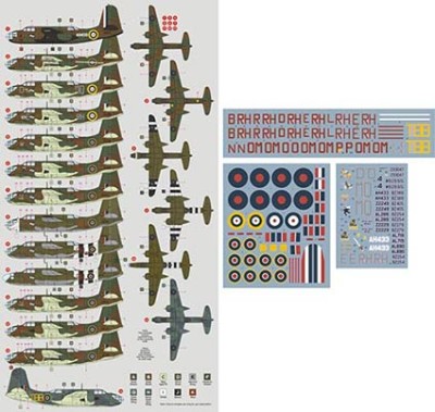 Dk Decals 72062 Boston Mk.II/III/IV in RAF o.Europe(14x camo) 1/72