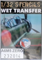 HGW 232014 STENCILS A6M5/A6M5c Zero 1/32