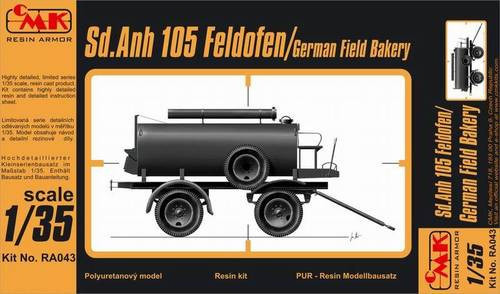 CMK RA043 Sd.Anh 105 Feldofen (German Field Bakery) 1/35