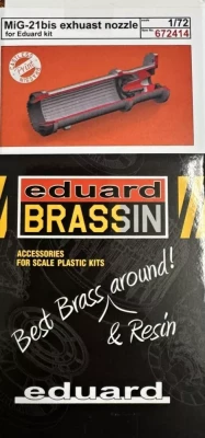 Eduard 672414 BRASSIN MiG-21bis exhaust nozzle PRINT 1/72