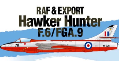 Academy 12312 RAF &amp; Export Hawker Hunter F.6/FGA.9 1/48